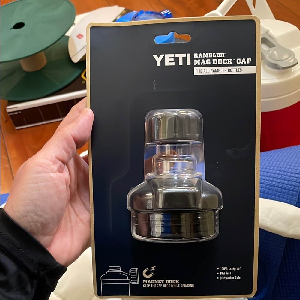 YETI Rambler Magnetic Dock Cap - Stainless Steel chug cap